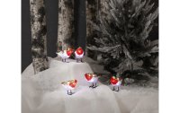 Star Trading LED-Figur Crystalo Vögel Set, 10 cm, Mehrfarbig