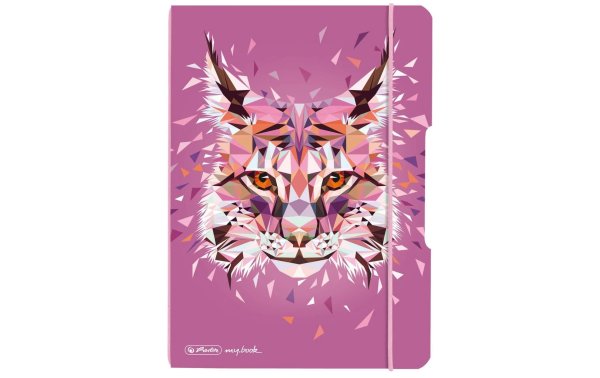 Herlitz Notizheft my.book flex A5 Wild Animals Luchs, kariert