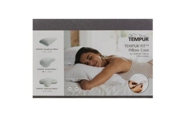 Tempur Kopfkissenbezug Comfort Cloud / Traditional Dunkelgrau