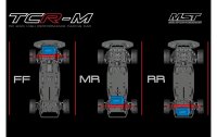 MST Tourenwagen TCR-M FF/MR/RR mit MX-5 Body 1:10, Bausatz