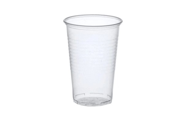 Papstar Einwegbecher 300 ml 100 Stück, Transparent