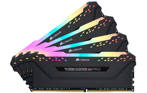 Corsair DDR4-RAM Vengeance RGB PRO Black iCUE 3200 MHz 4x 8 GB