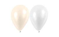 Creativ Company Luftballon Perlmutt Beige/Weiss