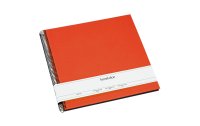 Semikolon Fotoalbum 34.5 x 33.2 cm Orange, 50 schwarze...