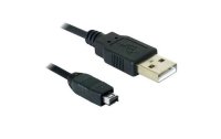 Delock USB 2.0-Kabel 4pin Hirose USB A - Mini-USB B 1.5 m