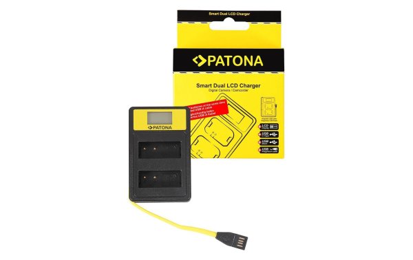 Patona Ladegerät Smart Dual LCD USB Panasonic DMW-BLG10