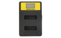 Patona Ladegerät Smart Dual LCD USB Canon Akku NB-13L