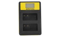Patona Ladegerät Smart Dual LCD USB Panasonic...