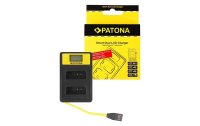Patona Ladegerät Smart Dual LCD USB Canon LP-E12