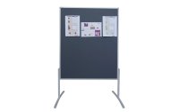 Franken Moderationswand Pro 150 cm x 120 cm, Grau, einteilig