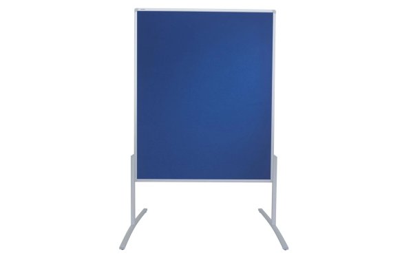 Franken Moderationswand Pro 150 cm x 120 cm, Blau, einteilig