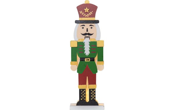 Star Trading LED-Figur Nutcracker, 25 cm, Grün