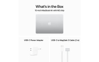 Apple MacBook Air 15" 2023 M2 10C GPU / 2 TB / 24 GB Silber
