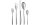 WMF Besteck-Set Silk 60-teilig, Silber