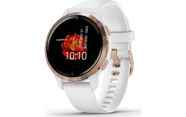 GARMIN Sportuhr Venu 2S Weiss/Rosa