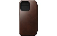 Nomad Book Cover Modern Horween Leather Folio iPhone 14...