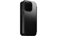 Nomad Modern Horween Leather Folio iPhone 14 Pro Schwarz