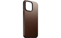 Nomad Back Cover Modern Leather iPhone 14 Pro Max Braun