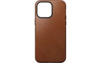 Nomad Back Cover Modern Leather iPhone 14 Pro Max Hellbraun