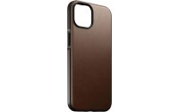 Nomad Back Cover Modern Leather iPhone 14 Braun