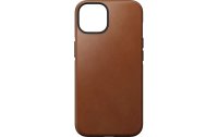 Nomad Back Cover Modern Leather iPhone 14 Hellbraun