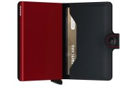 SECRID Portemonnaie Miniwallet Matte Black/Red