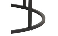 AC Design Beistelltisch Spiro Ø 80/ 50 cm, 2 Stück, Nature/Schwarz