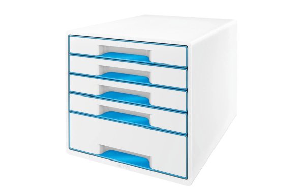 Leitz Schubladenbox Wow Cube 5 Blau