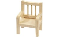 HobbyFun Mini-Möbel Stuhl 4.5 cm, 1 Stück