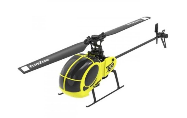 FliteZone Helikopter Hughes 300 Gelb, 4-Kanal, 6G, RTF