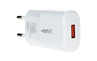 onit USB-A-Wandladegerät QC3.0 18 W Weiss