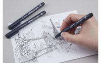 Tombow Fineliner Mono Drawing Pen Fein (F), Schwarz