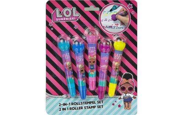 Undercover Motivstempel-Set LOL Surprise Mehrfarbig/Pink, 5-teilig