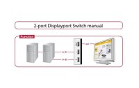 Delock Switchbox Displayport, 2 Port