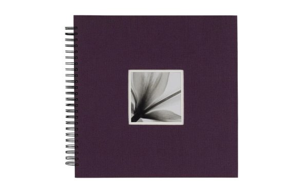 Dörr Fotoalbum Unitex Spiralalbum 34 x 34 cm, Violett