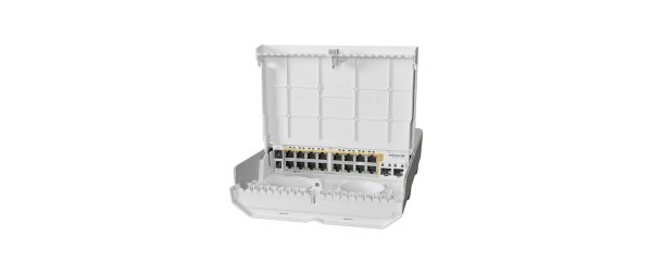 MikroTik PoE+ Switch netPower 16P, Outdoor 18 Port