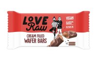 LOVE RAW Schokoladenriegel Wafer Bar Cre&m filled 43 g