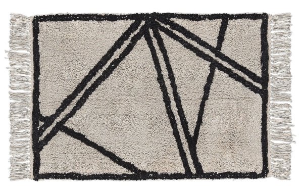 Villa Collection Teppich Natural Black 60 cm x 90 cm