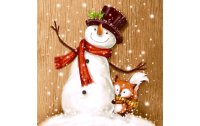 Paper + Design Weihnachtsservietten Cheery Snowman 33 cm...