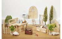 HobbyFun Naturmaterialien Holz Stämmchen 7 cm, 8 Stück