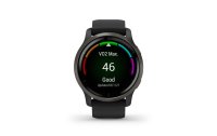 GARMIN Sportuhr Venu 2 Schwarz/Grau