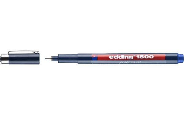 edding 1800 0.25 mm, Blau