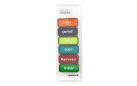 Trendform Haftmagnet Motivation 6er Set, Mehrfarbig