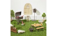 HobbyFun Mini-Utensilien Garten Zaun