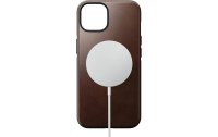 Nomad Back Cover Modern Leather Horween iPhone 14 Braun