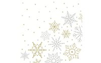 Paper + Design Weihnachtsservietten Glistering Snow 33 cm...