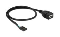 Delock USB 2.0-Kabel Pinheader - USB A 0.4 m