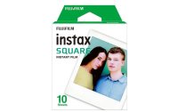 Fujifilm Sofortbildfilm Instax Square 10 Blatt Weiss