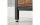 VASAGLE Kommode mit Türen aus Glas 60 x 108 cm, Braun/Schwarz