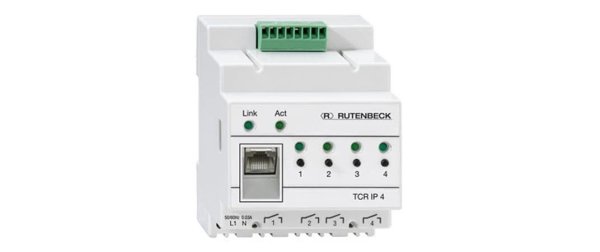 Rutenbeck IP-Hutschienenrelais <R> - Control IP 4